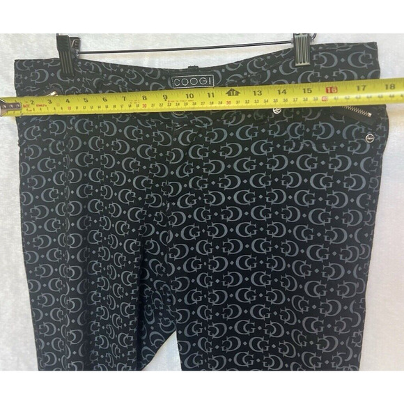 Vintage Y2K Coogi Womens Logo Pants Size 11 12 Preppy Grunge Streetwear Juniors - Picture 13 of 16